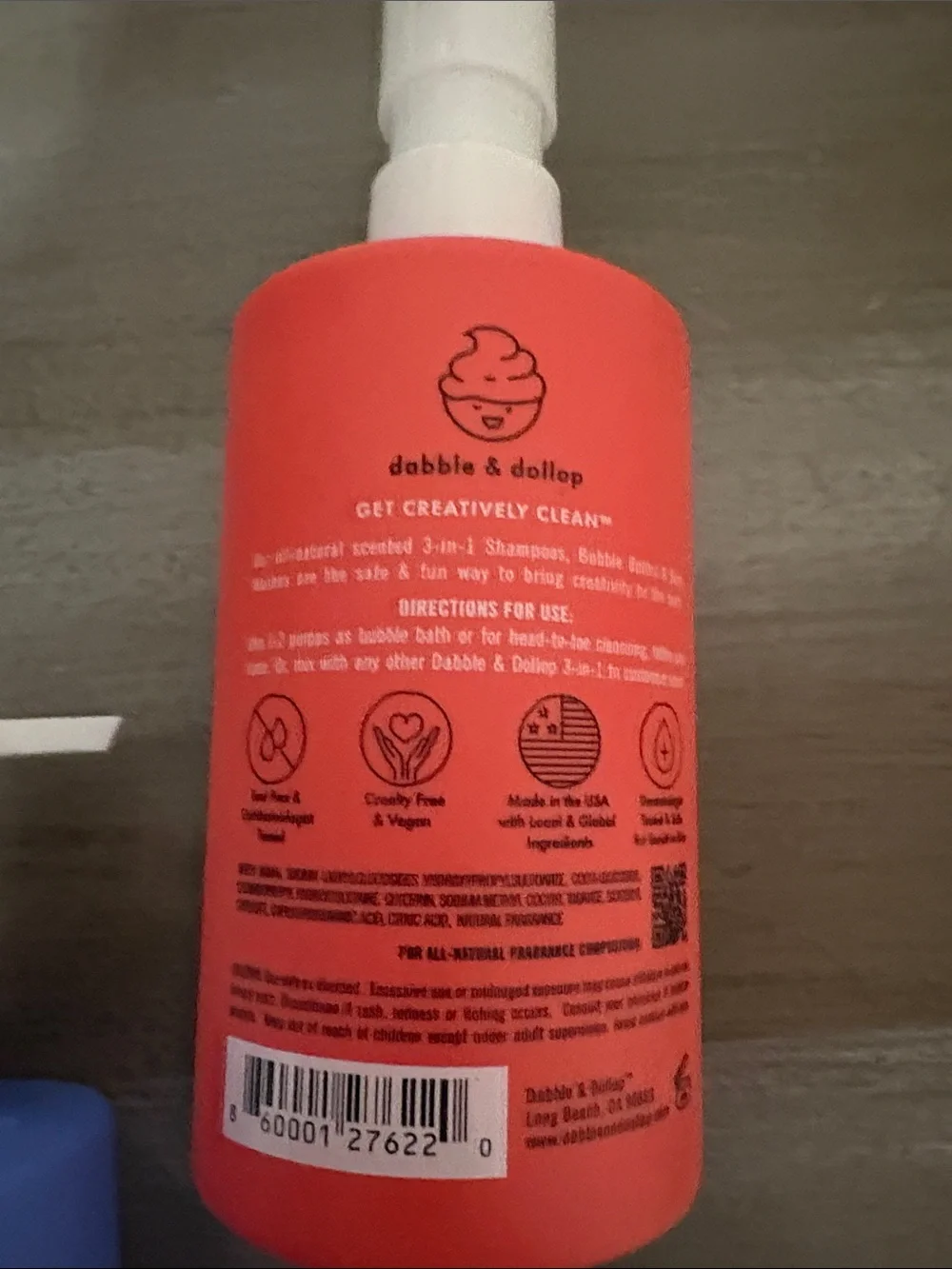 All Natural Kids Bubble Bath & Body Wash - bundle of six